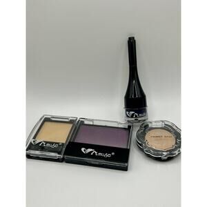 ~*New/Unused*~Eyeshadows, Primer, Eyeliner👁️Mixed Lot Amuse -Nude/Purple/Blue